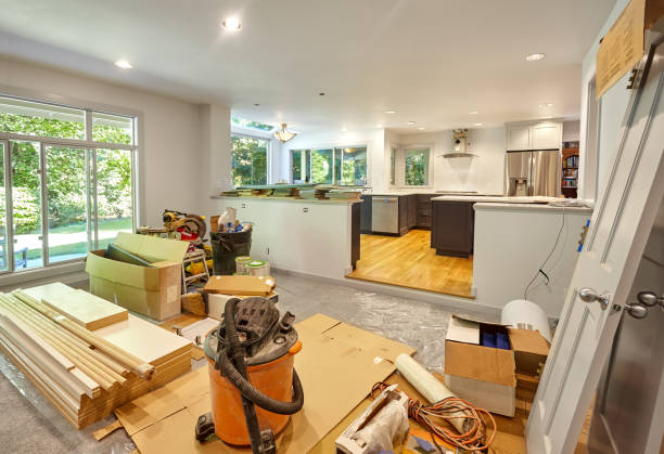 Professional Kitchen Flooring technician working in Columbus, MN